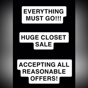 ‼️ EVERYTHING MUST GO!!!!!!! 🚨